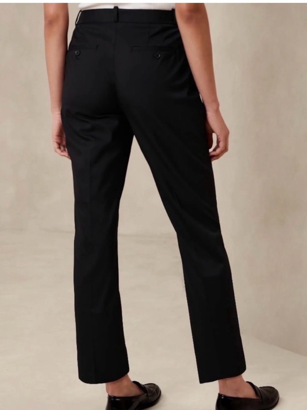 NWT Banana Republic Curvy Avery Black Pants size 8 Tall